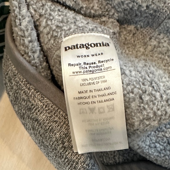 Patagonia Better Sweater 1/4 Zip Pullover Women’s Small Gray Heather Like New - Picture 16 of 16